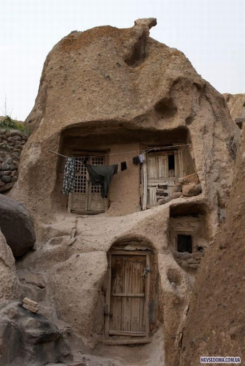 Photo:  Old house in one of the old villages in Iran